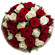 bouquet of red and white roses. Bangladesh
