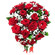 red roses bouquet with babys breath. Bangladesh
