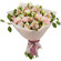bouquet of lisianthuses carnations and alstroemerias. Bangladesh